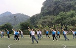 Hòa Bình: Bộ đội Phòng không - Không quân và hội viên, phụ nữ nhảy dân vũ mừng 70 năm Chiến thắng Điện Biên Phủ
