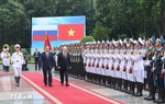 Chủ tịch nước Tô Lâm chủ trì lễ đón chính thức Tổng thống Nga Vladimir Putin