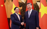 Thủ tướng Phạm Minh Chính hội kiến Tổng Bí thư, Chủ tịch Trung Quốc Tập Cận Bình