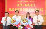 Bình Dương: Bổ nhiệm 3 nữ Trưởng phòng giữ chức Phó Giám đốc Sở