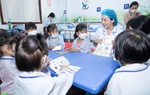 Phòng bệnh trở thành lớp học trải nghiệm cho các bệnh nhi