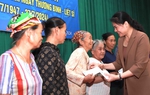 Chủ tịch Hội LHPN Việt Nam Hà Thị Nga tri ân người có công tại Mai Châu, Hòa Bình