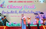 Phụ nữ Vùng 4 Hải quân sôi nổi giao lưu hát ru, dân ca