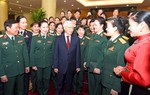 Xúc động trước tình cảm của Tổng Bí thư Nguyễn Phú Trọng dành cho phụ nữ Quân đội
