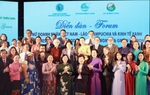 Toàn cảnh Diễn đàn kết nối và giao lưu Nữ doanh nhân 3 nước Việt Nam - Lào - Campuchia