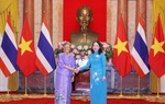 Phó Chủ tịch nước Võ Thị Ánh Xuân tiếp Công chúa Thái Lan Maha Chakri Sirindhorn
