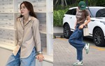 Hoa hậu Kỳ Duyên mặc đẹp chỉ với 2 mẫu áo phổ biến
