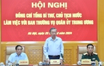 Tổng Bí thư, Chủ tịch nước Tô Lâm làm việc với Ban Thường vụ Quân ủy Trung ương