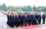 Lãnh đạo Đảng, Nhà nước vào Lăng viếng Chủ tịch Hồ Chí Minh nhân dịp Quốc khánh