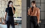 Gợi ý 10 set trang phục tối màu thanh lịch để mặc đi làm ngày mưa