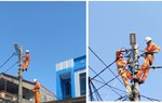 Trên 99% người sử dụng điện ở miền Bắc bị ảnh hưởng bởi bão số 3 đã được cấp điện trở lại