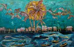 Họa sĩ Chu Nhật Quang trưng bày "Dấu thiêng" ở Hoàng thành Thăng Long