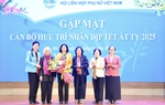 Gặp mặt cán bộ hưu trí Cơ quan TƯ Hội LHPN Việt Nam nhân dịp Tết Nguyên đán Ất Tỵ 2025