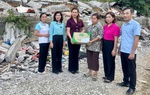 Hội LHPN Cao Bằng thăm, tặng quà học sinh và gia đình hội viên bị ảnh hưởng bởi thiên tai