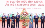 Đồng chí Nguyễn Thị Tuyến dự Đại hội Thi đua yêu nước tỉnh Lào Cai lần thứ I, giai đoạn 2025 - 2030