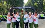 Tuổi trẻ Học viện Cảnh sát nhân dân tự hào chạy vì môi trường không khói thuốc