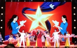 Lắng đọng chương trình nghệ thuật "Hoa tháng 10" tại Lễ kỷ niệm 95 năm thành lập Hội LHPN Việt Nam