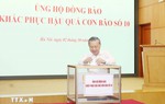 Văn phòng Trung ương Đảng ủng hộ đồng bào khắc phục hậu quả bão số 10