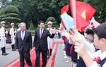 Chủ tịch nước Lương Cường chủ trì lễ đón chính thức Tổng Thư ký Liên hợp quốc