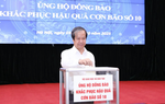 Bộ GD-ĐT phát động ủng hộ đồng bào bị thiệt hại do bão số 10