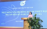 Trung ương Hội LHPN Việt Nam ủng hộ hơn 290 triệu đồng cho đồng bào bị thiệt hại do bão số 10
