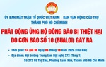 TPHCM kêu gọi khẩn cấp ủng hộ đồng bào bị thiệt hại nặng nề do bão số 10