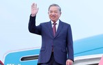 Tổng Bí thư Tô Lâm đến Bình Nhưỡng, bắt đầu thăm cấp Nhà nước tới Triều Tiên