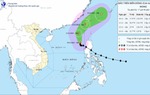 Bão số 14 tiếp tục đổi hướng, ven biển Bắc Bộ triều cường giảm chậm