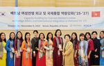 Hội LHPN Việt Nam tăng cường năng lực đối ngoại, hội nhập quốc tế và thúc đẩy bình đẳng giới tại Hàn Quốc