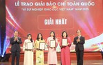 60 tác phẩm đoạt giải Báo chí toàn quốc “Vì sự nghiệp giáo dục Việt Nam” năm 2025