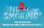 Thi trực tuyến tìm hiểu Luật Phòng, chống tác hại thuốc lá