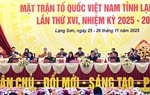 Bà Đoàn Thu Hà được hiệp thương cử giữ chức Chủ tịch Ủy ban MTTQ Việt Nam tỉnh Lạng Sơn
