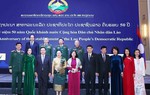 Lãnh đạo Đảng, Nhà nước dự chiêu đãi Kỷ niệm lần thứ 50 Quốc khánh Lào