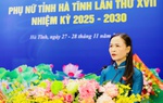 Bà Nguyễn Thị Lệ Hà tiếp tục giữ chức Chủ tịch Hội LHPN tỉnh Hà Tĩnh
