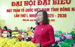 Bà Huỳnh Thị Hằng làm Chủ tịch Ủy ban MTTQ Việt Nam tỉnh Đồng Nai nhiệm kỳ 2025-2030