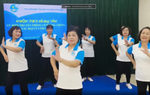 Vũ điệu truyền thông về phòng, chống tác hại thuốc lá của Hội LHPN phường Cửa Nam, Hà Nội