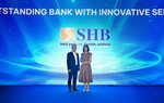 SHB nhận giải Ngân hàng xuất sắc về đổi mới sáng tạo, thúc đẩy tương lai thanh toán không tiền mặt