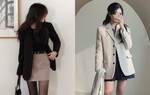 Tham khảo cách lên đồ với blazer đơn giản và đẹp của nàng blogger cá tính 