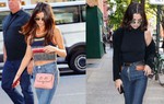 Quần jeans ống rộng đang rất "hot" nhưng Selena Gomez thích mặc jeans ôm dáng hơn