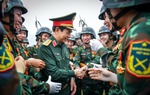 Niềm tự hào của những "bóng hồng" tham gia tập luyện diễu binh