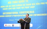 Nâng cao năng lực và tăng cường sự tham gia của phụ nữ trong lĩnh vực thực thi pháp luật