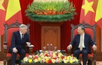 Tổng Bí thư Tô Lâm tiếp Nhà Vua Vương quốc Bỉ Philippe
