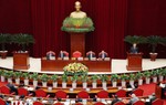 Thông cáo báo chí về ngày làm việc thứ nhất của Hội nghị Trung ương 11 khóa XIII