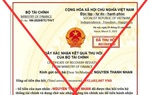 Cảnh báo giả mạo con dấu, chữ ký của lãnh đạo Bộ Tài chính để yêu cầu chuyển tiền
