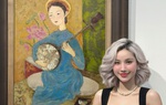 Nữ họa sĩ Gen Z đam mê tranh sơn mài
