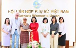 Chủ tịch Hội LHPN Việt Nam Nguyễn Thị Tuyến tiếp nguyên Tổng Thư ký IPU và Phu nhân