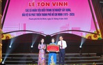 Anh hùng lao động Mai Kiều Liên được vinh danh cá nhân tiêu biểu của TP.HCM dịp 50 năm Thống nhất đất nước
