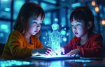 Cha mẹ cho con tiếp xúc sớm với AI