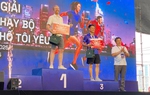 Đội Báo Phụ nữ Việt Nam đoạt giải 3 đi bộ - chạy bộ "Tự hào Thành phố tôi yêu" 