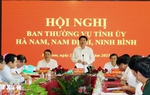 Tỉnh ủy Hà Nam, Nam Định, Ninh Bình thông qua phương án tổ chức bộ máy sau hợp nhất